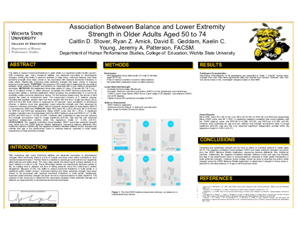 (PDF) Association Between Balance and Lower Extremity Strength in Older ...