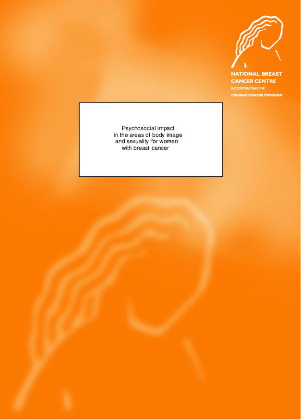(PDF) Psychosocial impact in the areas of body image and sexuality for ...