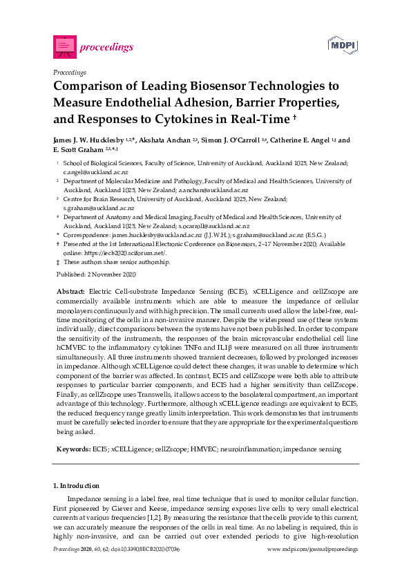(PDF) Comparison of leading biosensor technologies to measure ...