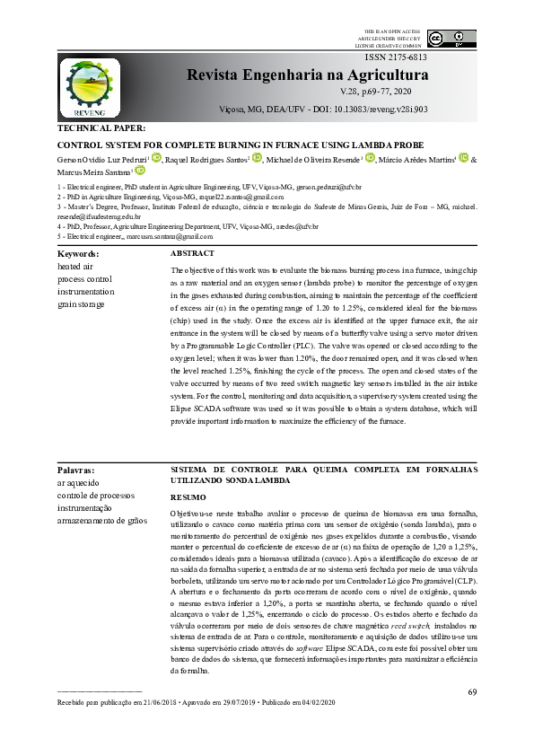 (PDF) Control System for Complete Burning in Furnace Using Lambda Probe