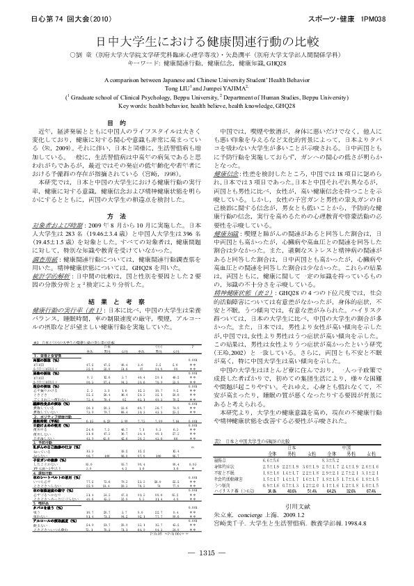 (PDF) A comparison between Japanese and Chinese University Student ...