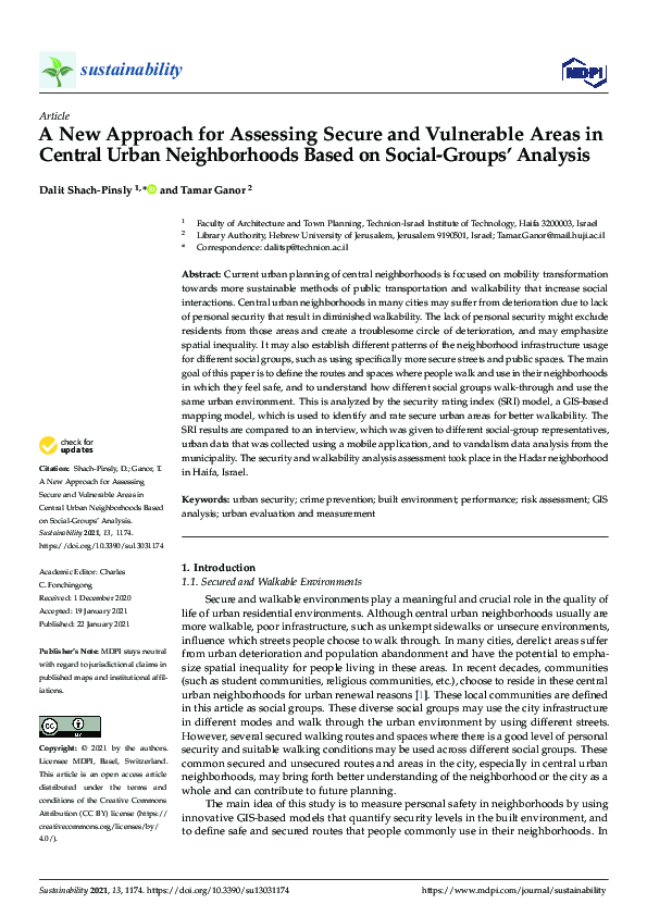 (PDF) A New Approach for Assessing Secure and Vulnerable Areas in ...
