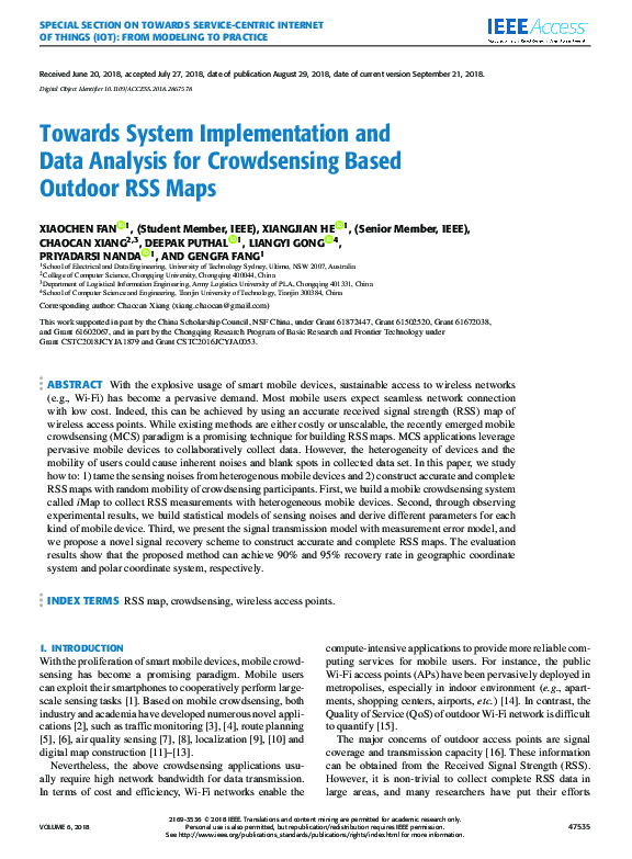 (PDF) Towards System Implementation and Data Analysis for Crowdsensing ...