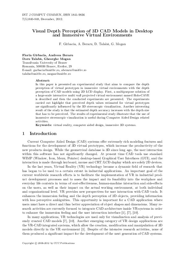 (PDF) Visual depth perception of 3D CAD models in desktop and immersive ...