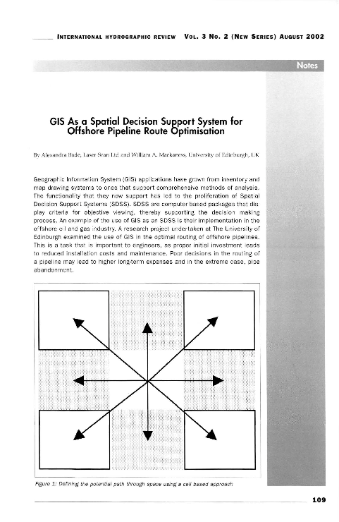 (PDF) GIS As a Spatial Decision Support System for Offshore Pipeline ...