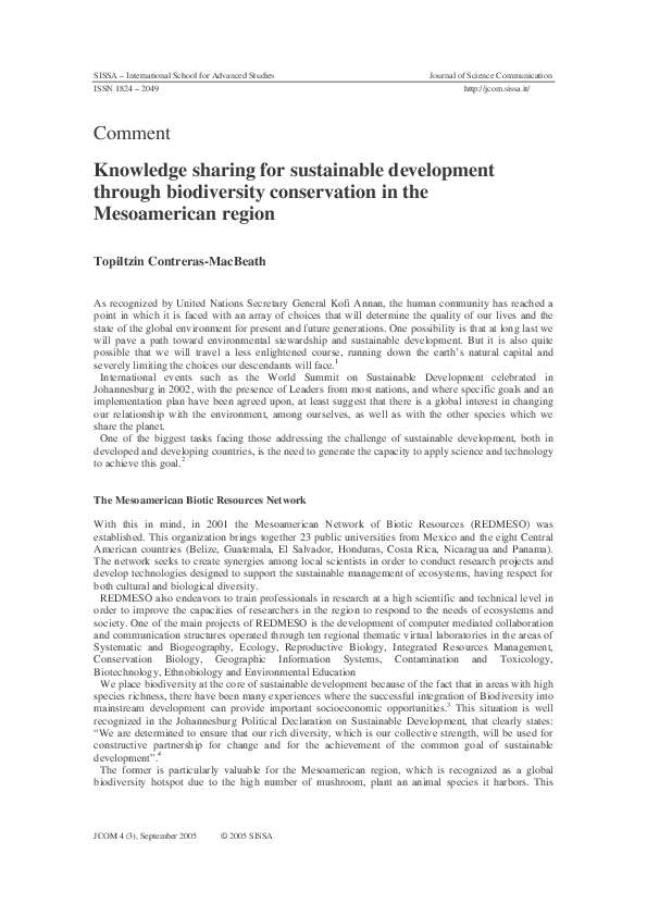 (PDF) Knowledge sharing for sustainable development in civil ...