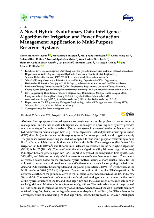 (PDF) A Novel Hybrid Evolutionary Data-Intelligence Algorithm for ...