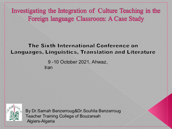(PPT) Investigating the Integration of Culture Teaching in Foreign ...