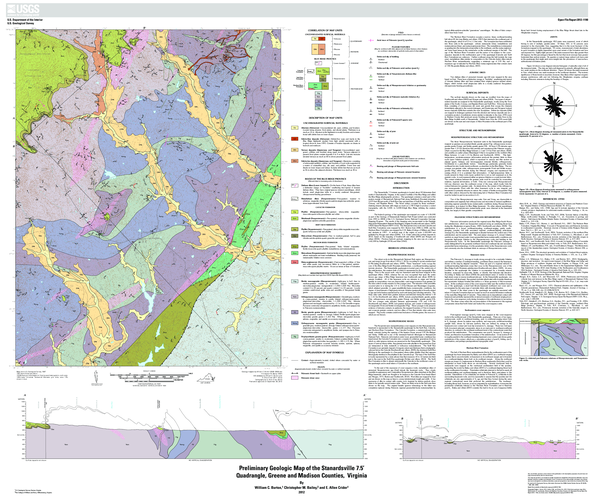 (PDF) Preliminary geologic map of the Stanardsville 7.5' quadrangle