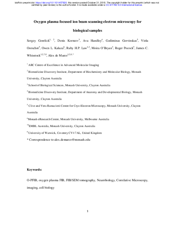 (PDF) Oxygen plasma focused ion beam scanning electron microscopy for ...