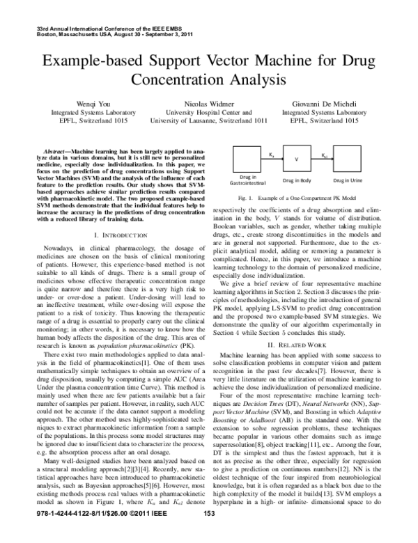 (PDF) Example-based support vector machine for drug concentration analysis
