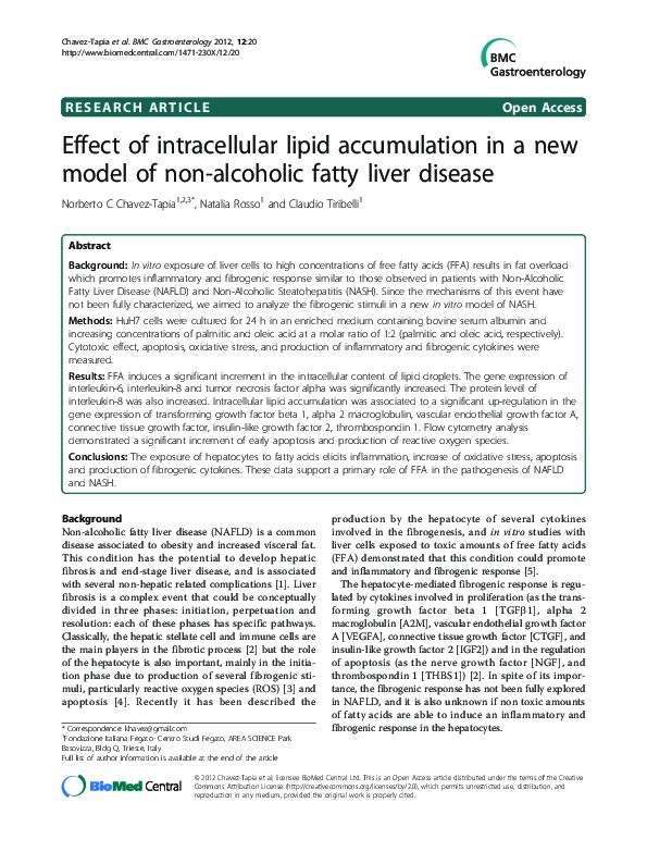 (PDF) Effect of intracellular lipid accumulation in a new model of non ...