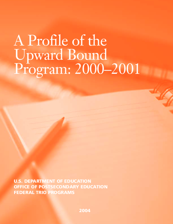 (PDF) A Profile of the Upward Bound Program: 2000-2001