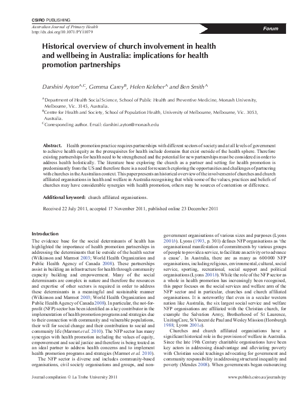 Reflection on church participation image