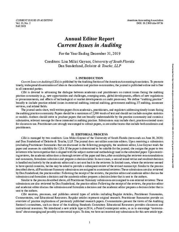 (PDF) Annual Editor Report