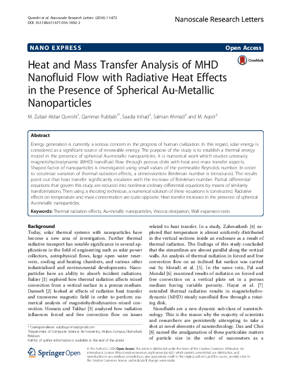 (PDF) Heat and Mass Transfer Analysis of MHD Nanofluid Flow with ...