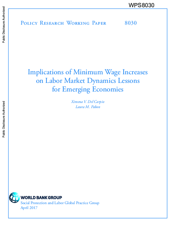 (PDF) Implications of Minimum Wage Increases on Labor Market Dynamics ...