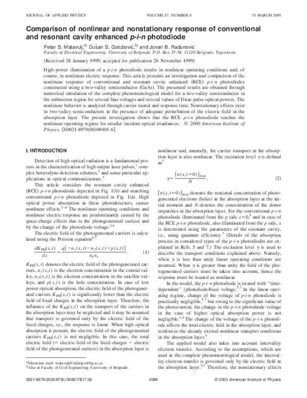 (PDF) Comparison of nonlinear and nonstationary response of ...