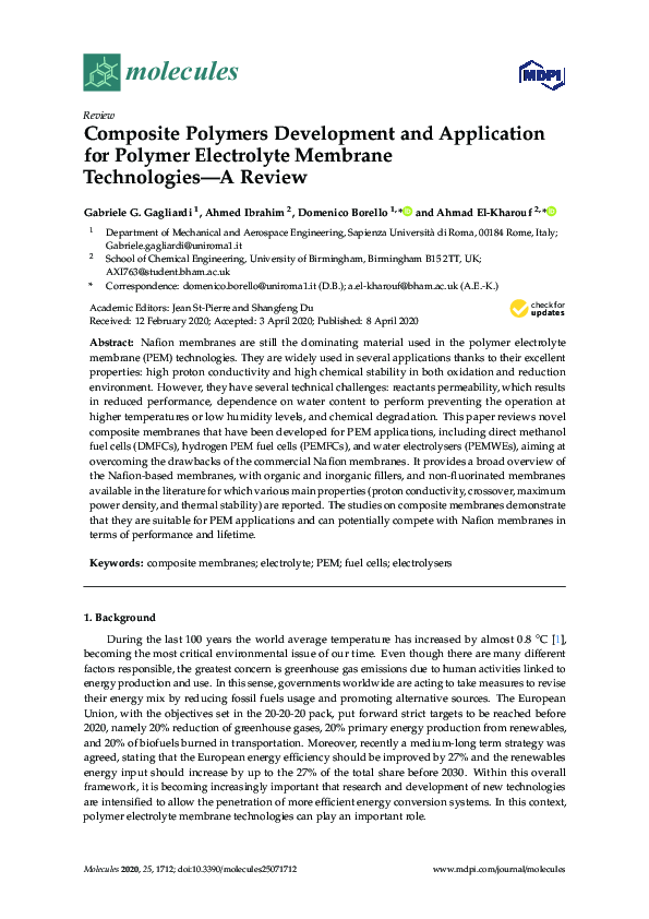(PDF) Composite Polymers Development and Application for Polymer ...