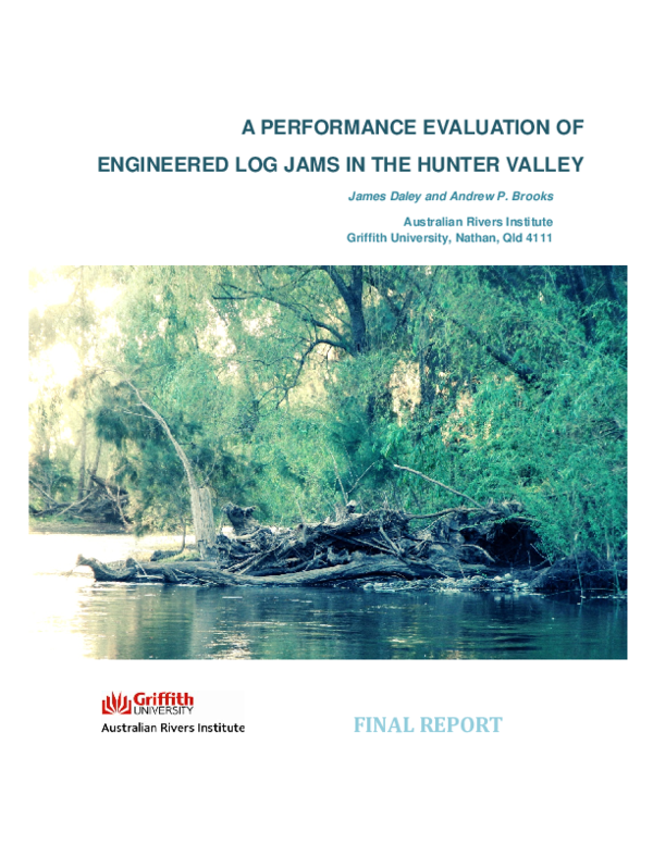 (PDF) A Performance Evaluation of Engineered Log Jams in the Hunter