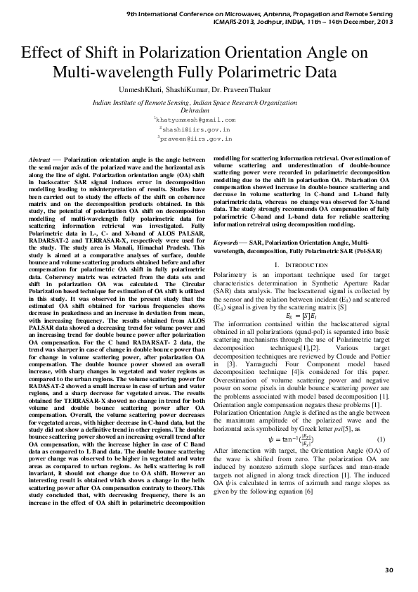 (PDF) Effect of Shift in Polarization Orientation Angle on Multi ...