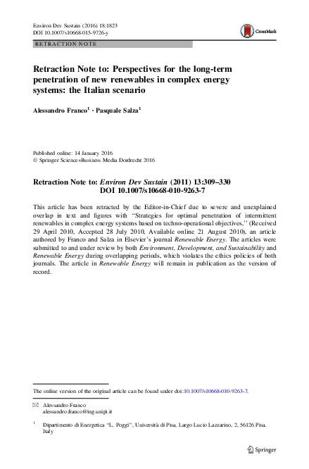 (PDF) Retraction Note to: Perspectives for the long-term penetration of ...