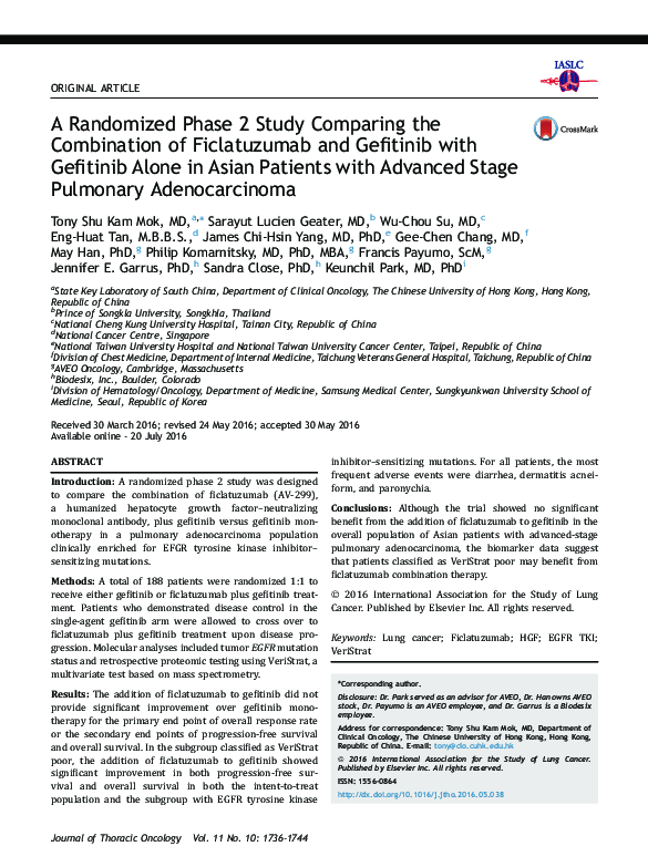 (PDF) A Randomized Phase 2 Study Comparing the Combination of ...