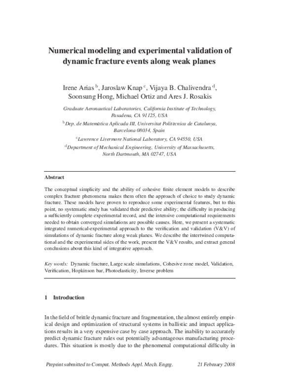 (PDF) Numerical Modeling and Experimental Validation of Uniform ...
