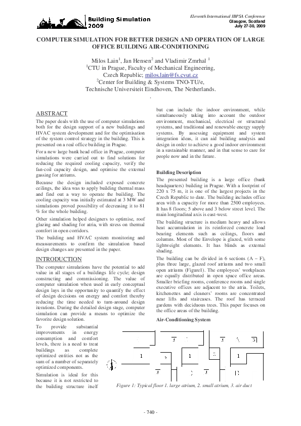 (PDF) Computer simulation for better design and operation of large ...