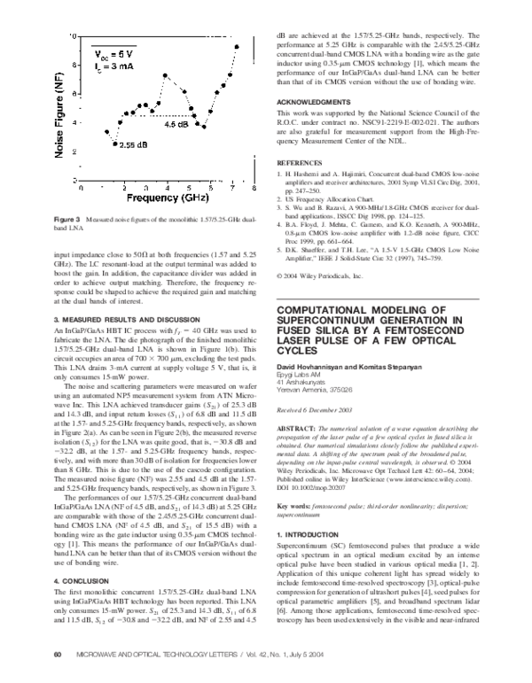 (PDF) Computational modeling of supercontinuum generation in fused ...