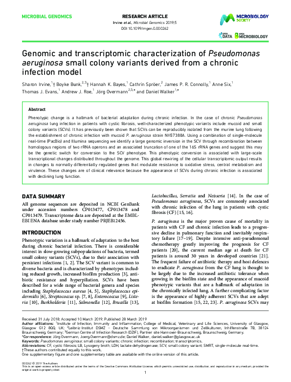 (PDF) Genomic and transcriptomic characterization of the transcription ...