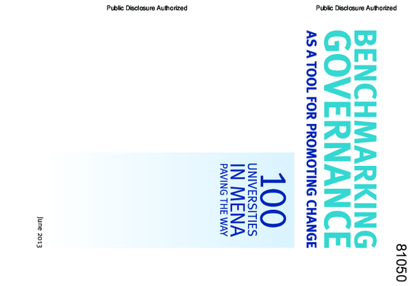(PDF) Benchmarking governance as a tool for promoting change