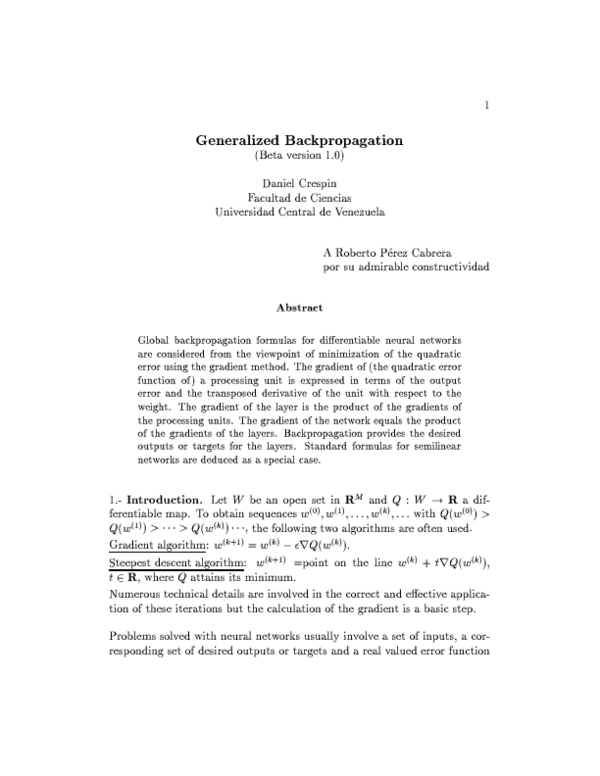 (PDF) Crespin, D. - Generalized Backpropagation