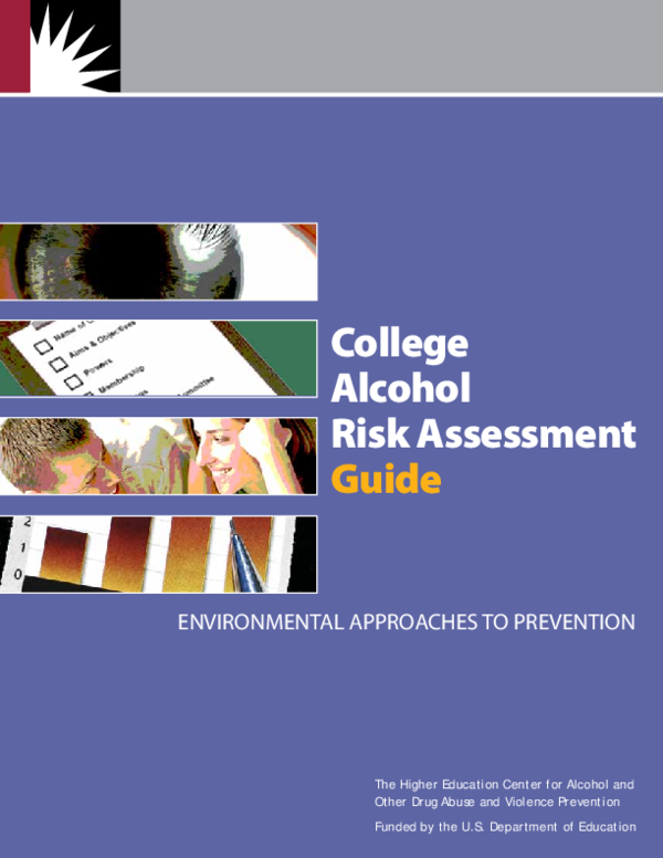 (PDF) College Alcohol Risk Assessment Guide: Environmental Approaches ...