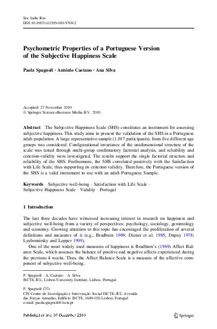 (PDF) Psychometric Properties of the Portuguese Version of the Coping ...