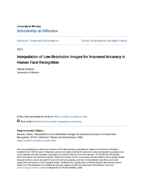 (PDF) Interpolation of low resolution images for improved accuracy in ...