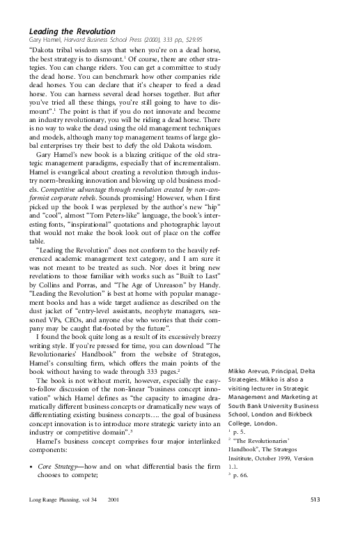 PDF) Leading the revolution