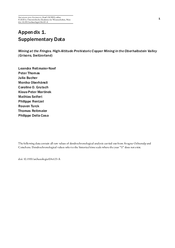(PDF) Appendix 1. Supplementary Data