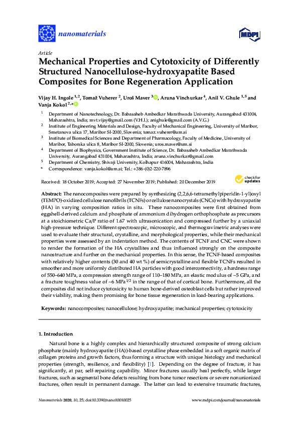(PDF) Mechanical Properties and Cytotoxicity of Differently Structured ...