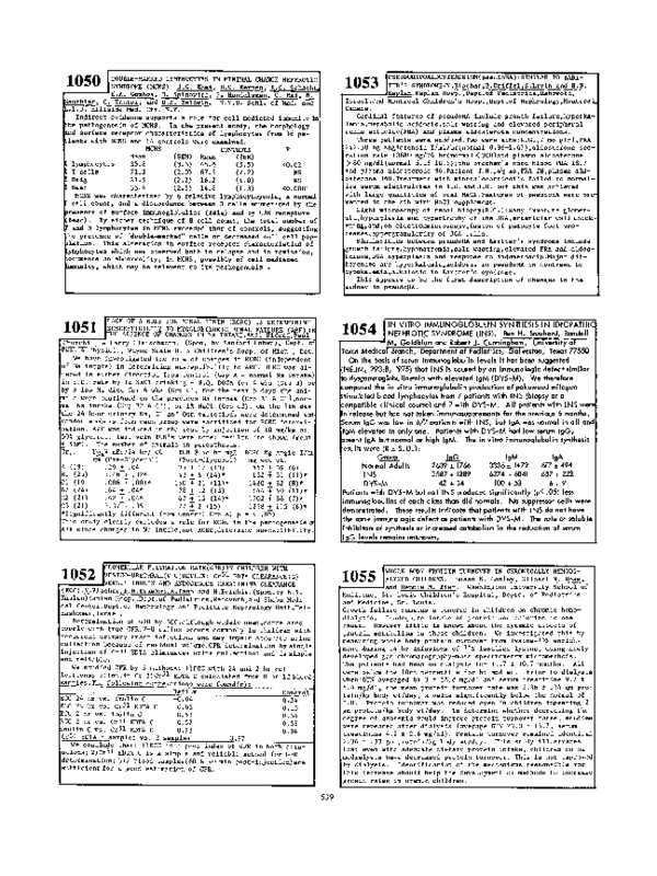 1052 GLOMERULAR FILTRATION RATE(GFR) IN CHILDREN WITH VESICO-URETHRAL(V-U) REFLUX: Cr51 CLEARANCE(C) VERSUS INULIN AND ENDOGENOUS CREATININE CLEARANCE (ECC)