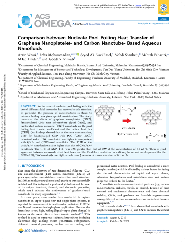 (PDF) Comparison between Nucleate Pool Boiling Heat Transfer of ...