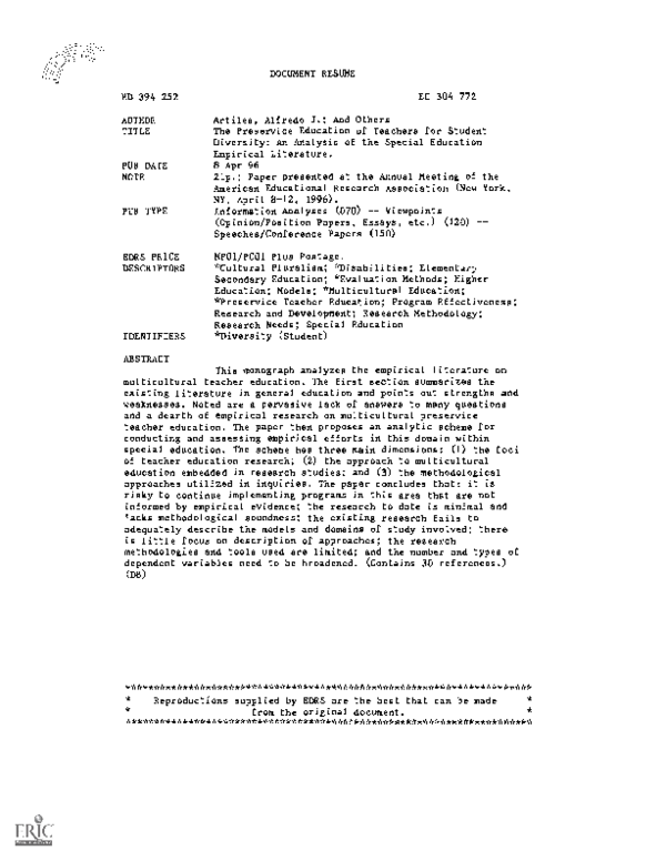 Sample diversity essay image