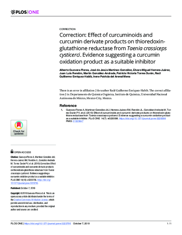 (PDF) Correction: Effect of curcuminoids and curcumin derivate products ...