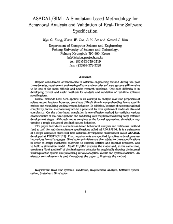 (PDF) ASADAL/SIM: A Simulation-based Methodology for Behavioral ...