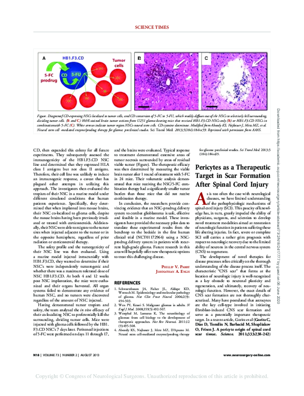 (PDF) Pericytes as a Therapeutic Target in Scar Formation After Spinal ...