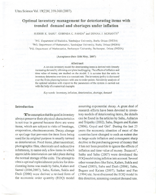 (PDF) Optimal inventory management for deteriorating items with trended ...
