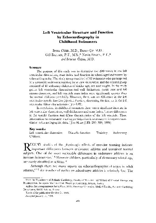 (PDF) Left ventricular structure and function by echocardiography in ...