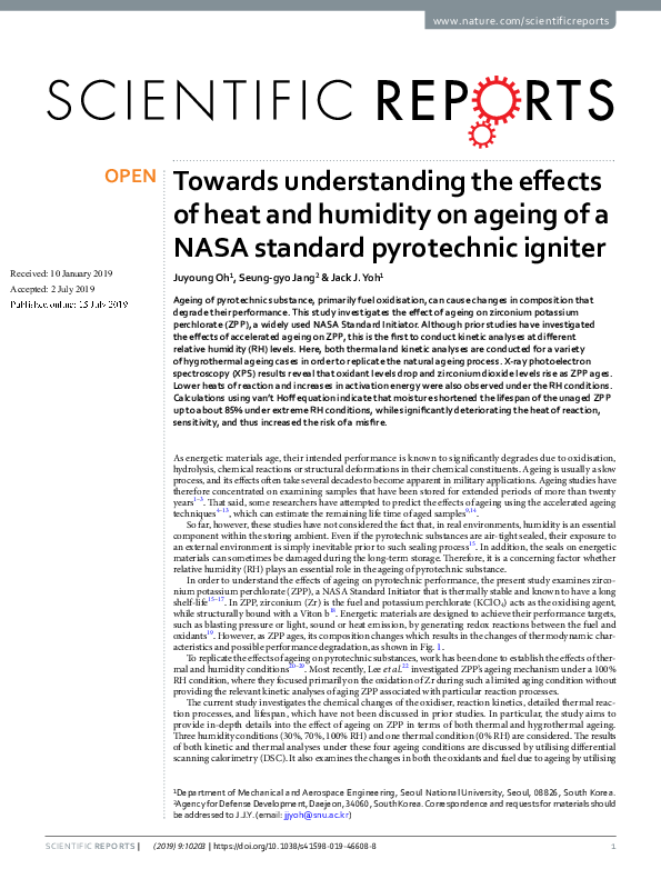 (PDF) Towards understanding the effects of heat and humidity on ageing ...