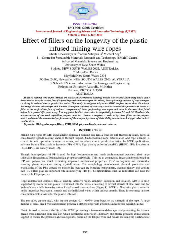 (PDF) ISSN: 2319-5967 ISO 9001:2008 Certified Effect of fillers on the ...