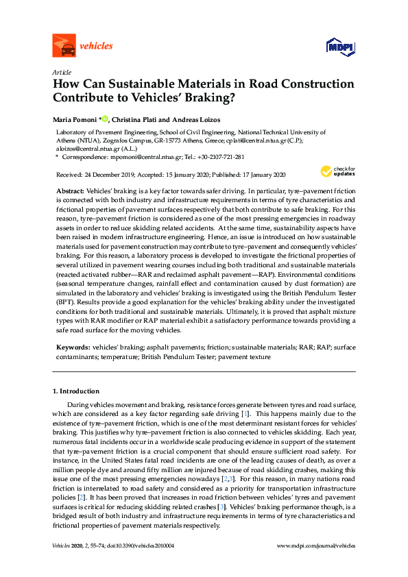 (PDF) How Can Sustainable Materials in Road Construction Contribute to ...